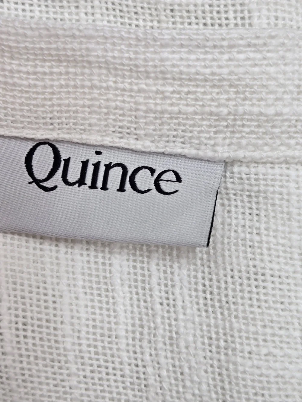 NWT QUINCE Set Of 4 48x84 Cotton Sheer Curtains White 0718
